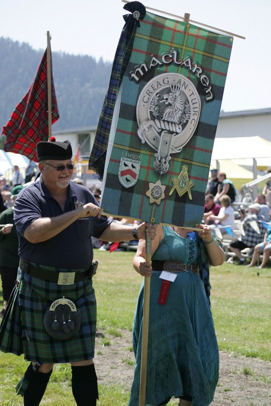 Clan MacLaren at the 2014 Highland Games.