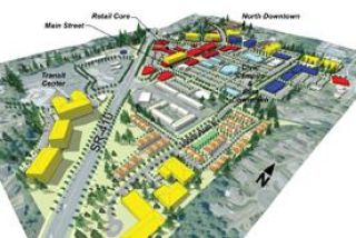 Downtown plan viewed virtually