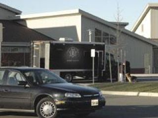 The Pierce County Bomb Squad responded to Bonney Lake High School Feb. 14 when a false bomb threat was called in by a 15-year-old student. Photo by Brian Beckley