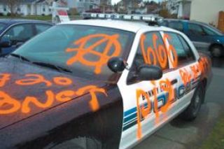 Police nab three for vandalism