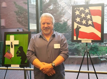 Enumclaw’s Tony Bunyan was inspired to create military-themed art