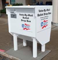 A Pierce County Ballot Drop Box