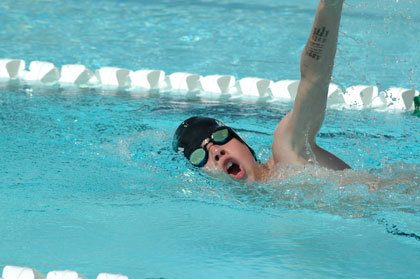 Athletes on the Rainier Foothills Swim Team competed under sunny skies in Toppenish