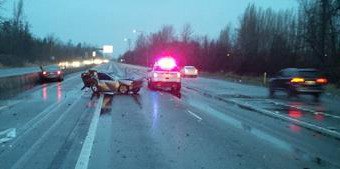 Last weekend (Friday at noon to Sunday evening at midnight) troopers in King County investigated over 180 collisions; about twice as many as the previous weekend.