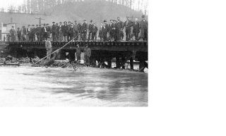 Wilkeson was hit by a flood in 1909