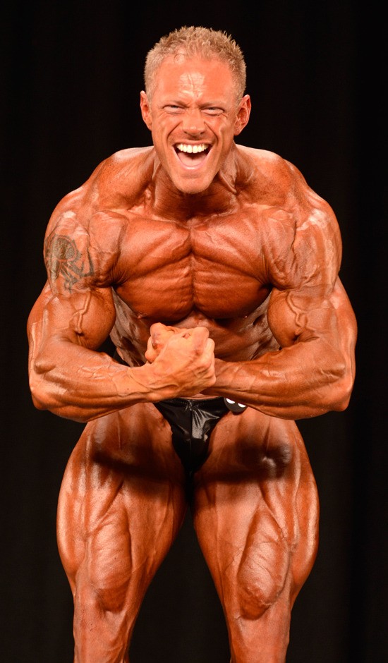 David Paterik has caught the attention of judges when he gets on stage and strikes a series of mandatory poses.