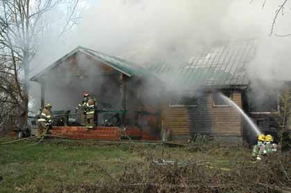 Firefighters from Enumclaw and the surrounding areas responded to a house fire Dec. 23 in Enumclaw.