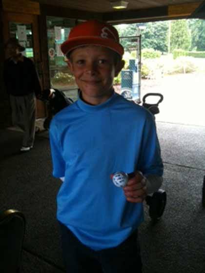 Aidan Thain of Sumner hit a hole in one during play June 27 in Tacoma.