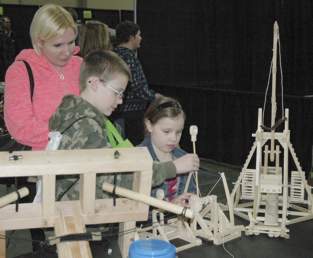More than 60 organizations filled the Enumclaw Expo Center Thursday afternoon for the third annual STEM Expo.