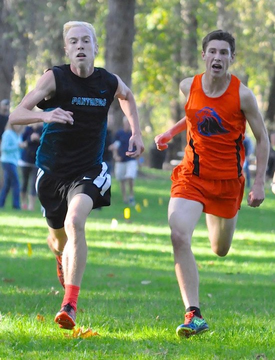 Panther Brock Frame crossed the finish line inches ahead of an Auburn Mountainview opponent last year.