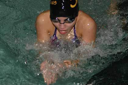 Ashley Huyhn's breaststroke in the medley relay gave Sumner an early lead.