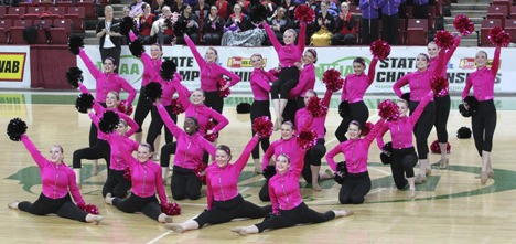Bonney Lake/Sumner Drill Team at the Yakima SunDome.