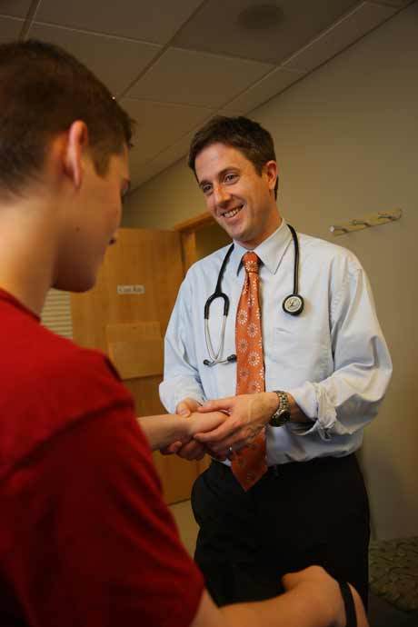 Dr. Jason Brayley is part of a team working to educate parents and students about concussions.
