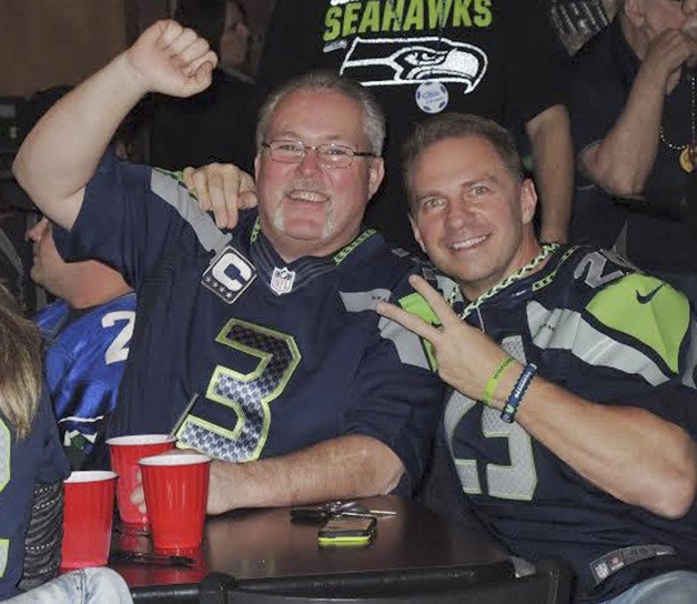 Seahawks tailgate party in Sumner