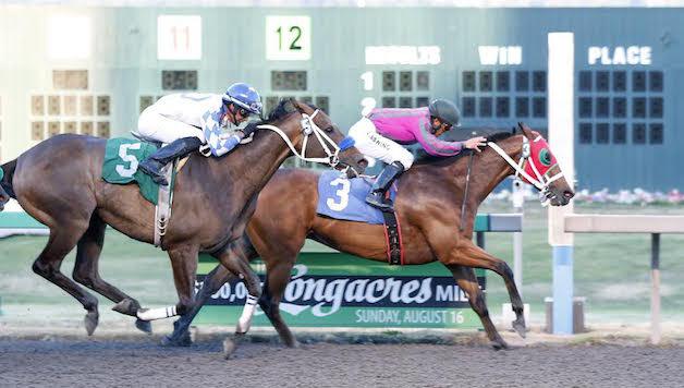 Star of the Dia and Leslie Mawing combine for the victory Friday in the $18