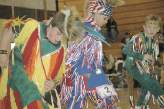The community came together Saturday for the annual Native American Pow Wow in the Enumclaw High School gymnasium. The event is sponsored each year by the Muckleshoot Indian Tribe and the EHS Native Parent Association.  The Pow-wow features drums and dancers