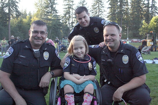 Police Chief for a day Kelahna Miller