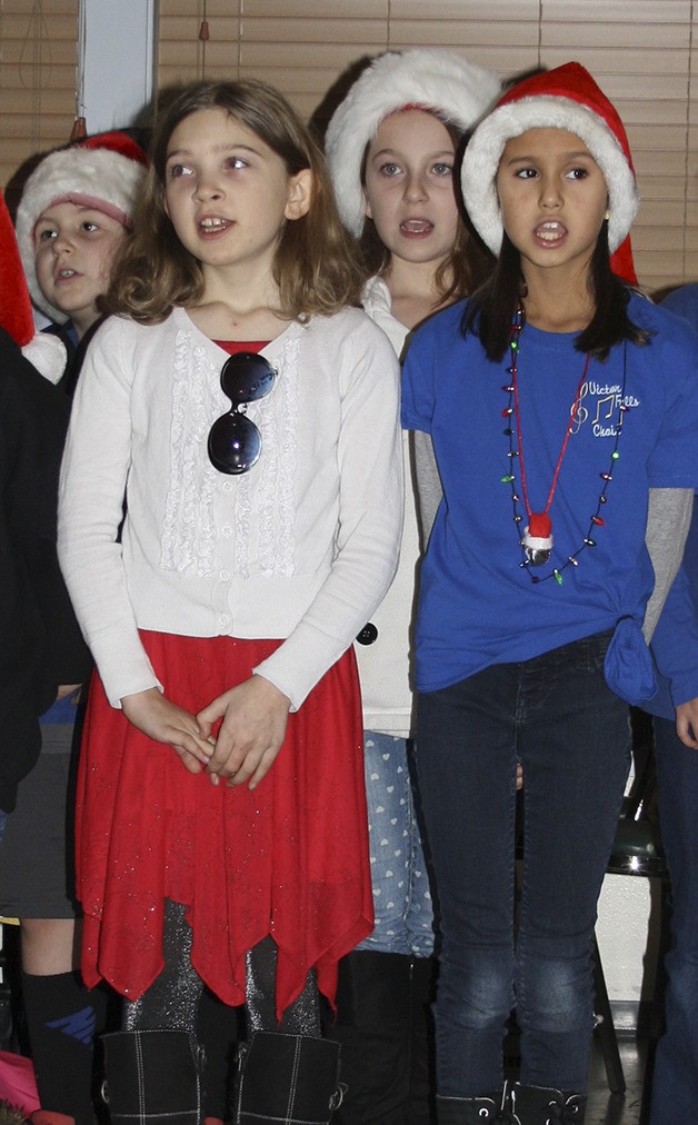 The Victor Falls Elementary choir sang holiday favorites at the Bonney Lake Senior Center