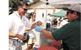 The fifth annual Miner’s Days celebration in Black Diamond was greeted with sunny skies Saturday afternoon. The highlights of the day for food fans in the crowd were the chili cookoff and the barbecue cookoff. But there was other fun to be found as well.