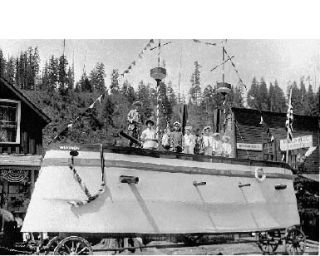 Wilkeson’s Fourth of July parade float