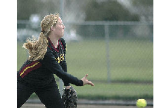 Jill Stewart will take her place on the mound once again for Enumclaw High’s fastpitch team.