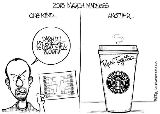 There are two kinds of 'March Madness' this year.