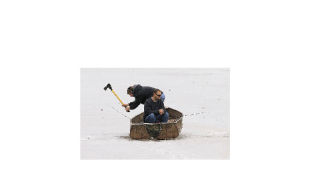 Bonney Lake resident and Courier-Herald photographer  Vince Miller took these shots of icy fishing on Lake Debra Jane Dec. 27. The two got away before Miller could get their names. If anyone knows these hardy fishermen e-mail their names to communityclick@courierherald.com or call 253-862-7719.