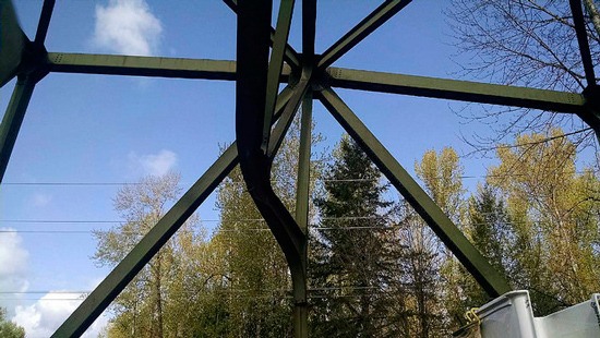 The White River Bridge was closed April 4 for about a week when an inspection found the overhead structural damage.