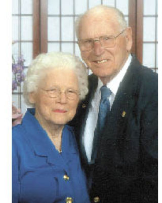 Stan Purvis as a young man and in later years with his wife Cecilia.