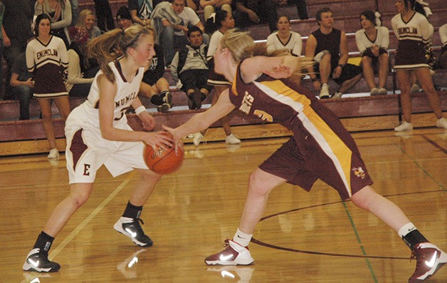 White River High girls defeated the host Enumclaw Hornets 52-36 Dec. 3.