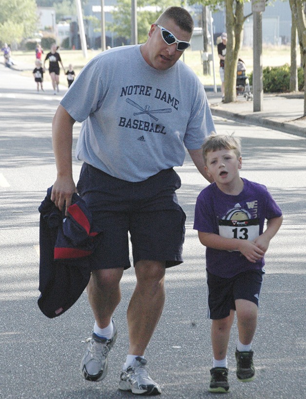 The Enumclaw Street Fair 5K run drew a large crowd of all ages.