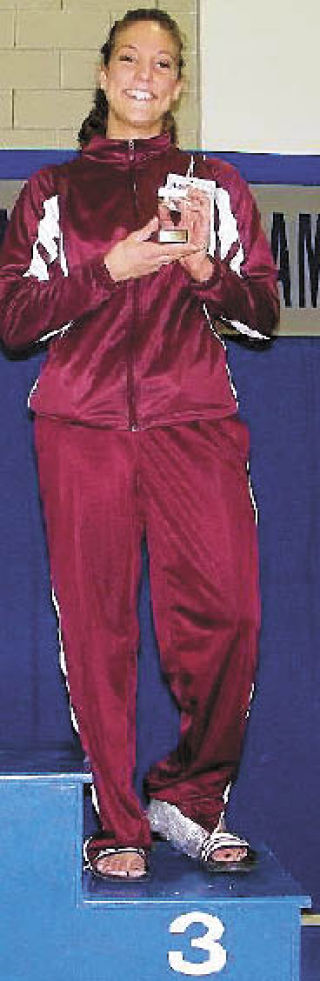 Brianna Schwartz finished third in all-around.