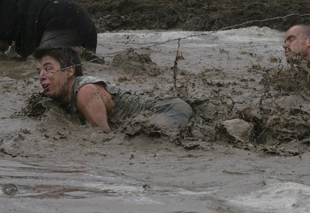 The final mud pit of the Warrior Dash