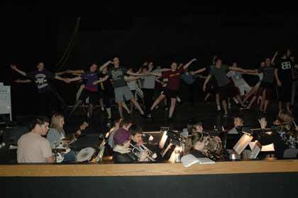 Enumclaw High students rehearse for their upcoming musical 'The Drowsy Chaperone.'