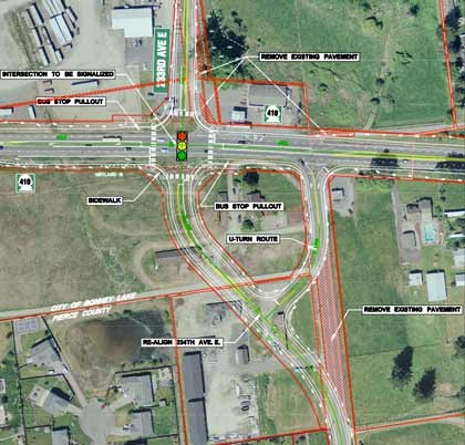 Work on state Route 410 continues this week