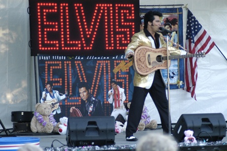 Elvis impersonator Danny Vernon performs at Tunes@Tapps July 15 at Allan Yorke Park in Bonney Lake