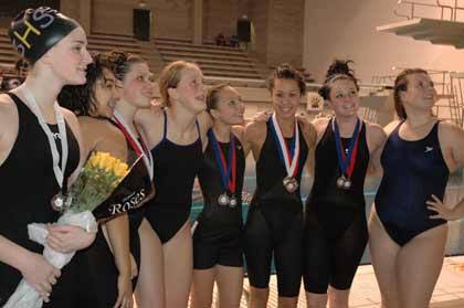 Sumner High's girls swim  team placed third at the Class 3A state finals Friday at the King County Aquatic Center.