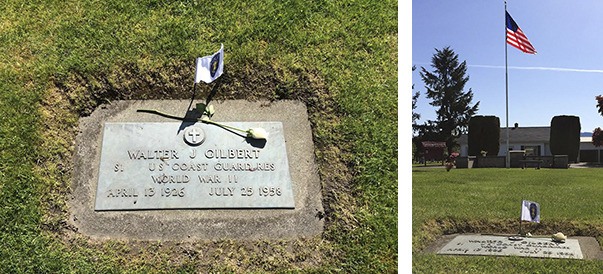The Enumclaw Police Department placed flags on local past department employee grave sites May 12.