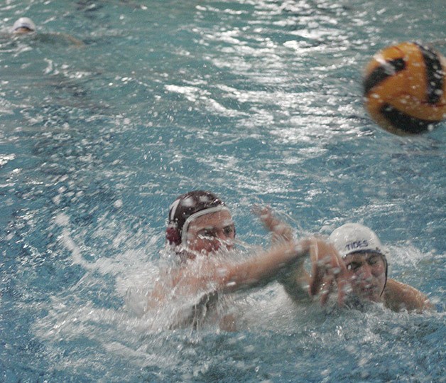 Hornets' Colton Becker scores for Enumclaw Saturday against Gig Harbor.