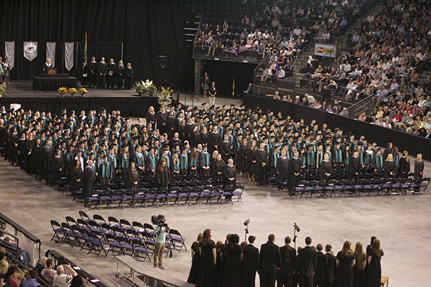 Bonney Lake High School class of 2014 commencement ceremony June 10 at the ShoWare Center.