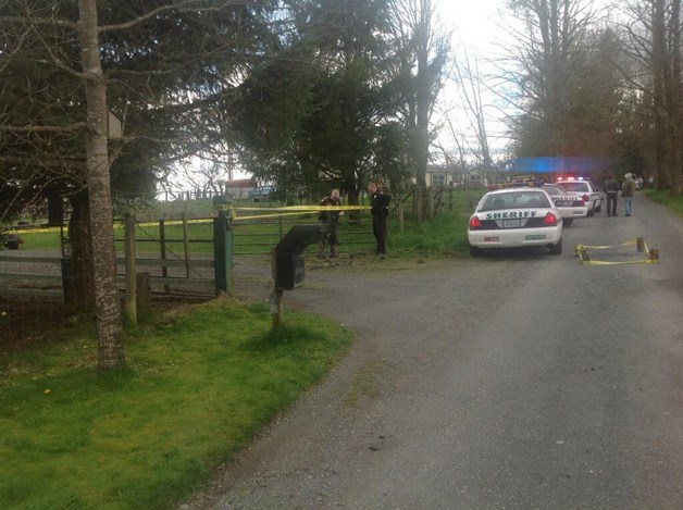 Scene at shooting near Enumclaw.