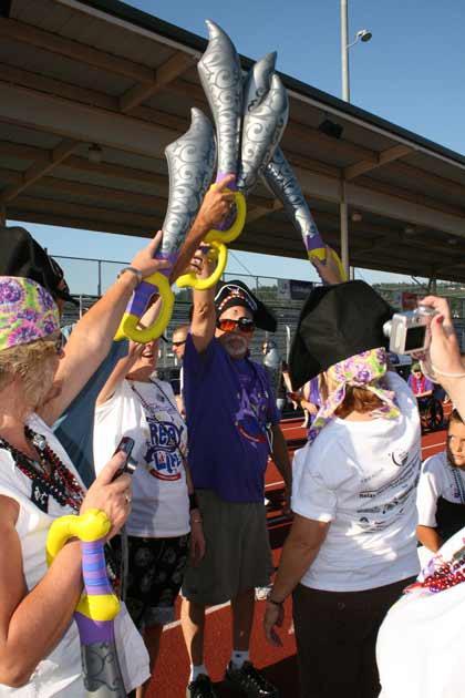 Survivor Gary Nadler and his team