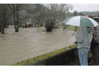 High water caiused problems throughout the area. From top