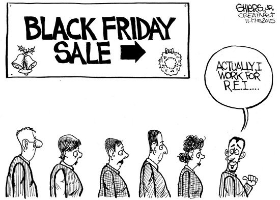 Closing up shop for Black Friday.