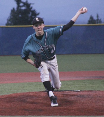 Joey Gamache was brought in to pitch at the bottom of the second.