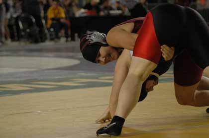 EHS's Jade Paterson finished fifth at Saturday's state girls wrestling tournament.