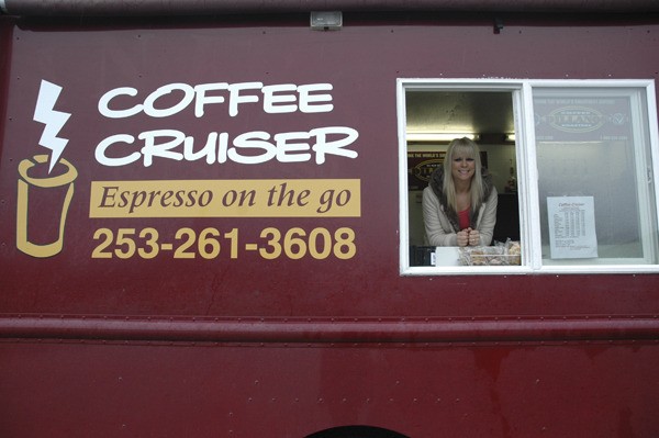 Lissa DeGroot serves up hot and mobile gourmet coffee to busy businesses too far from coffee shops. Since starting