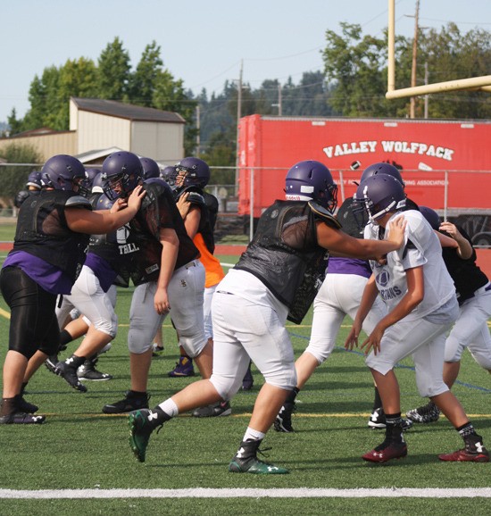 The Sumner Spartans scrimmaged last week at Sunset Chev Stadium in preparation for Friday night’s season opener