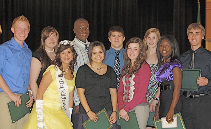 Bonney Lake High School's Senior Showcase award winners.