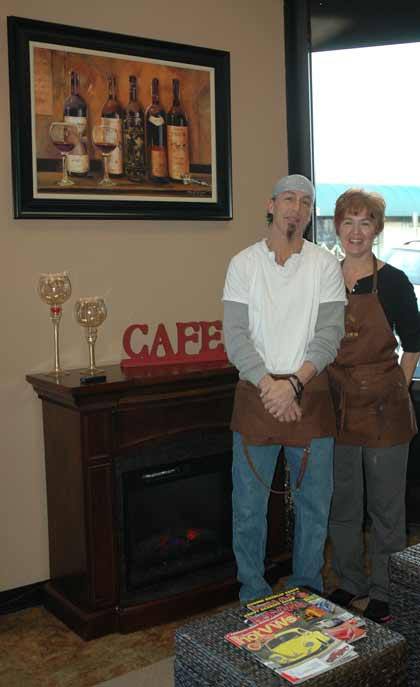 Twisted Kitchen owner Craig Porria and manager/chef Cheryl McGuffin offer light and healthy sandwiches